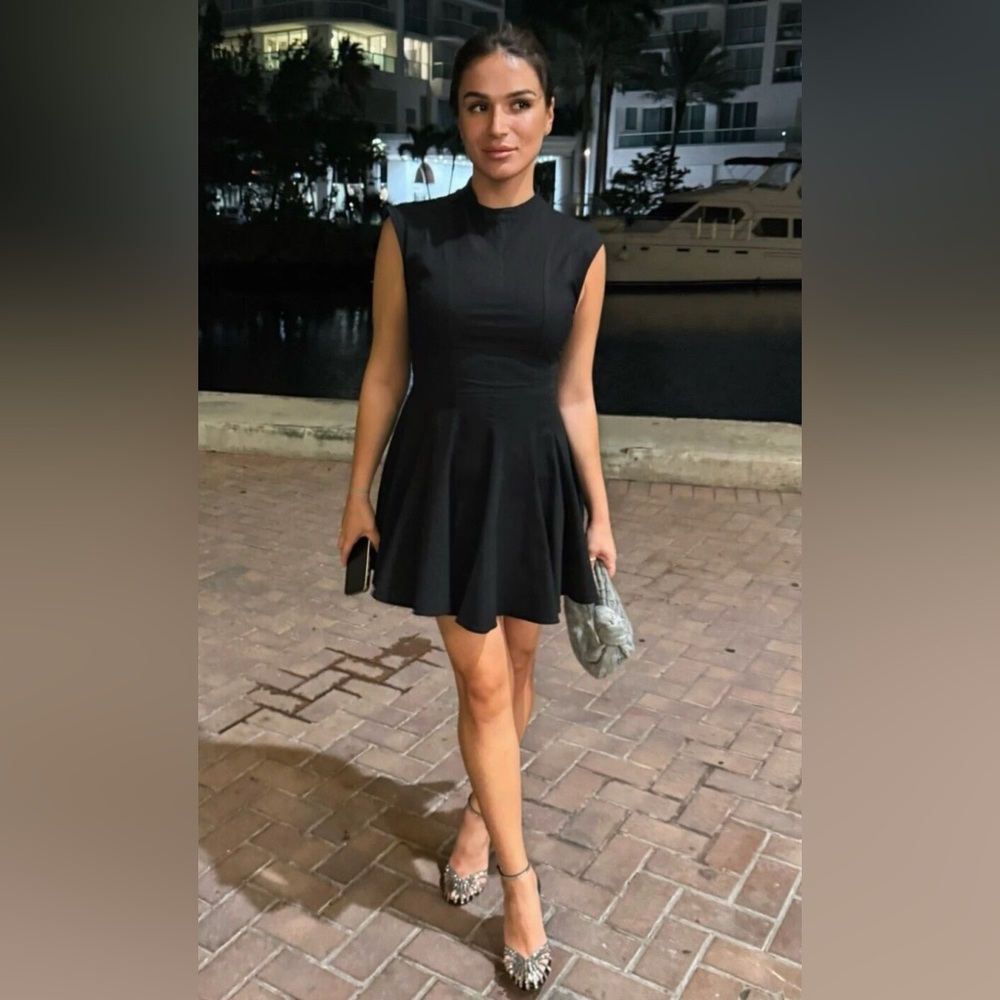 ZARA NEW WITH TAGS MINI GODET DRESS ZW COLLECTION